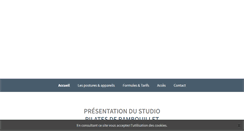Desktop Screenshot of pilatesrambouillet.com