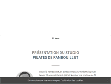 Tablet Screenshot of pilatesrambouillet.com